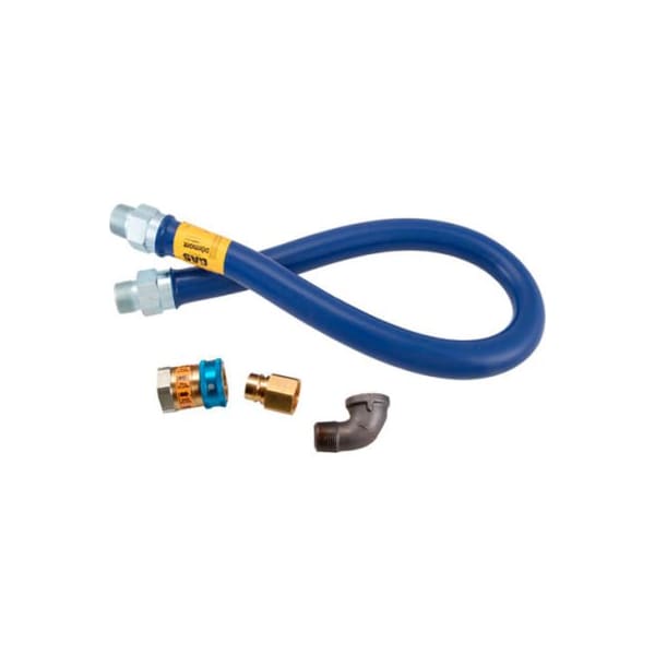 Allpoints 321897 Gas Connector Kit 1" X48" W/ Qd And Elbow For Dormont Mfg